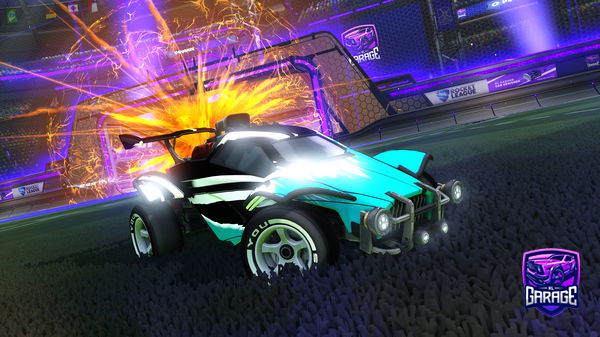 A Rocket League car design from ObliteroiD