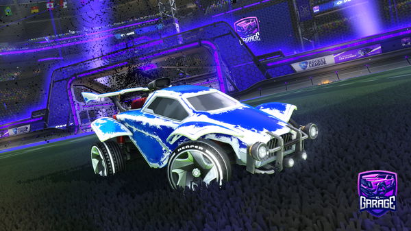 A Rocket League car design from KGBOT