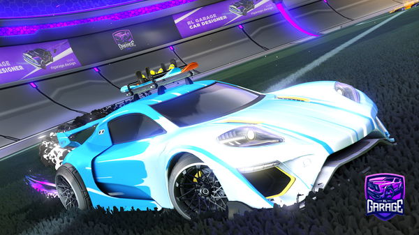 A Rocket League car design from FIlipitalxbox13