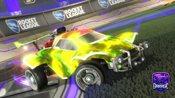 A Rocket League car design from CGIshock