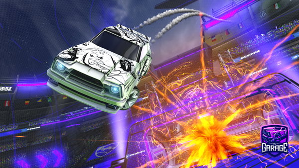 A Rocket League car design from ev1on