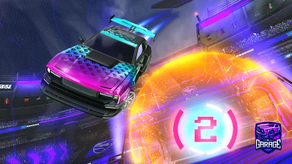 A Rocket League car design from JMosaiXs