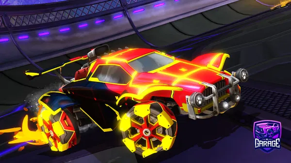 A Rocket League car design from TheRealRubiez