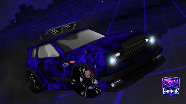 A Rocket League car design from Dragons2616431