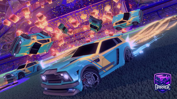 A Rocket League car design from Lindlam103