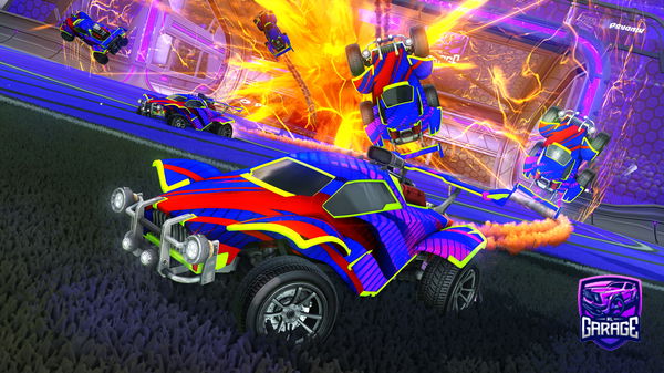 A Rocket League car design from TJS-RL