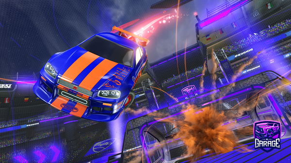 A Rocket League car design from TylerTOT13