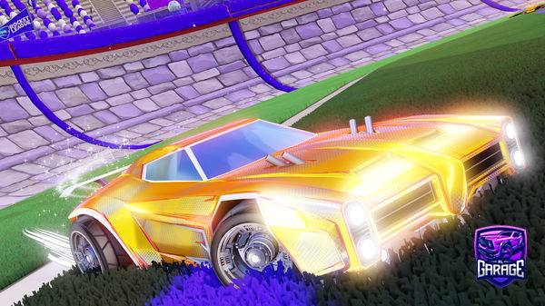 A Rocket League car design from Tcgrayan