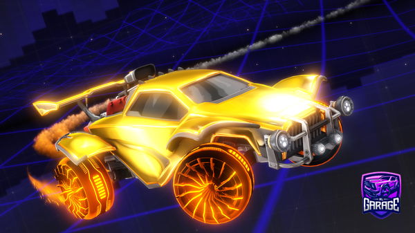 A Rocket League car design from Canosity
