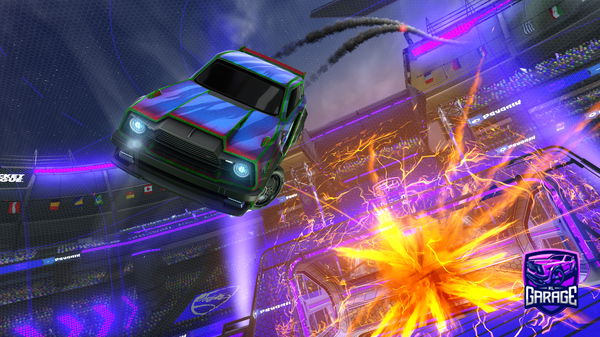 A Rocket League car design from __noa__