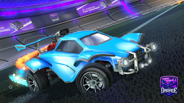 A Rocket League car design from skykyd