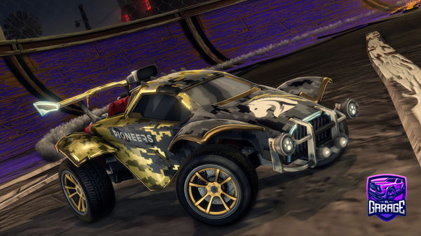 A Rocket League car design from Morcam