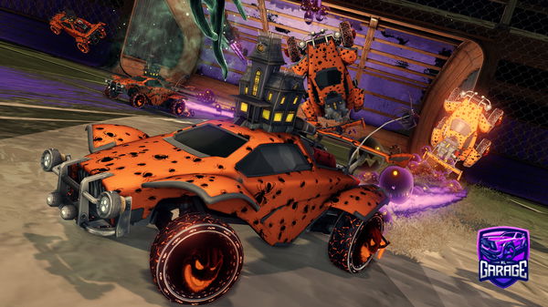 A Rocket League car design from raginteen