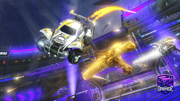 A Rocket League car design from VAPOR-_