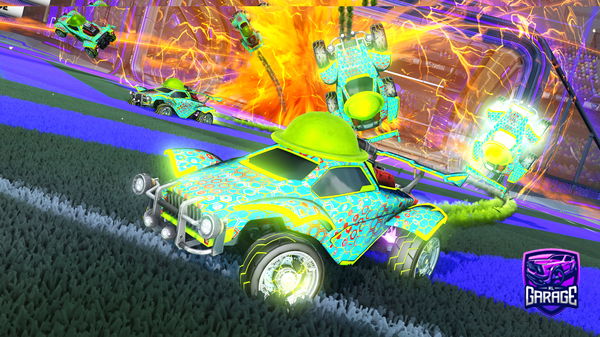 A Rocket League car design from AddG420_TJLOVE