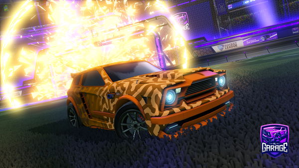 A Rocket League car design from ObliteroiD