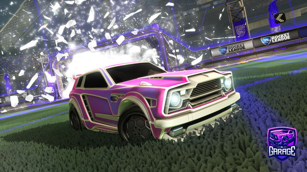 A Rocket League car design from Boxcometomyhand