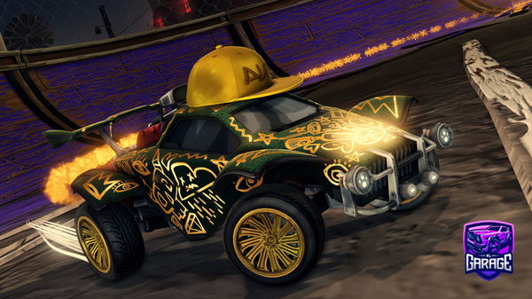 A Rocket League car design from fl3nr