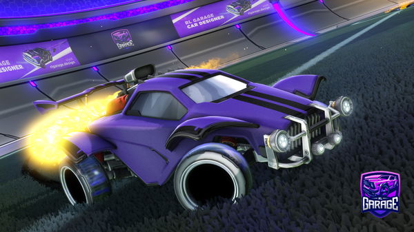 A Rocket League car design from oemblack