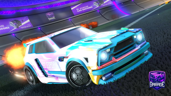 A Rocket League car design from Glodgarr