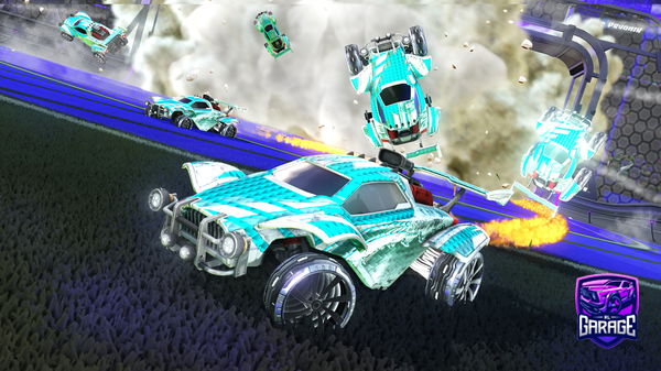 A Rocket League car design from Davymcwh09