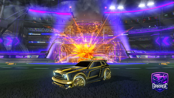 A Rocket League car design from ikderrick