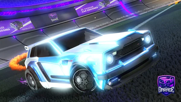 A Rocket League car design from exxersjd
