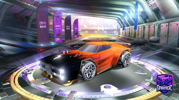 A Rocket League car design from Scald_Fluo