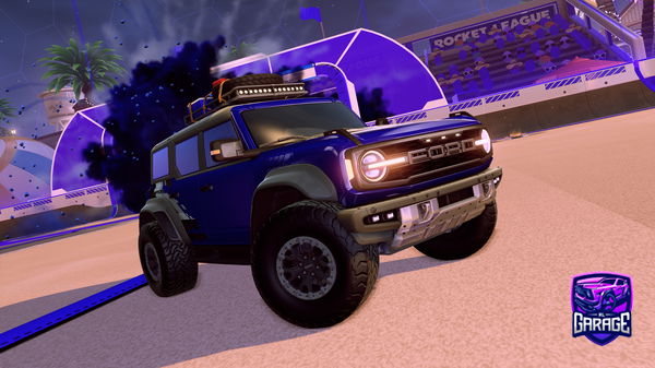 A Rocket League car design from BritishBird