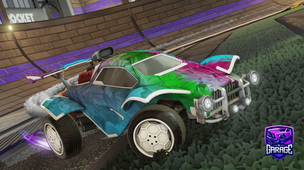 A Rocket League car design from Hdub