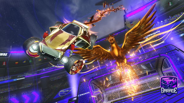 A Rocket League car design from wlh15b