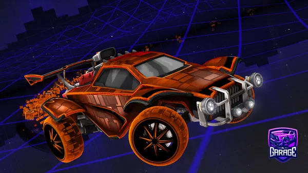 A Rocket League car design from rhubarbz