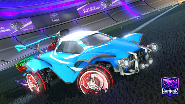A Rocket League car design from Hipnxtik
