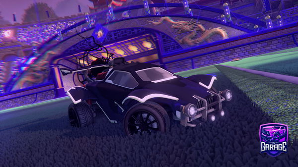 A Rocket League car design from FalconXbox