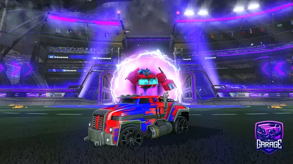 A Rocket League car design from PulseFxre