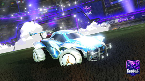 A Rocket League car design from Kingdamooo