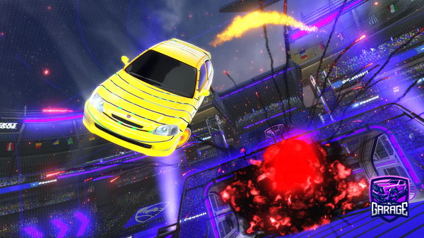 A Rocket League car design from alpogah