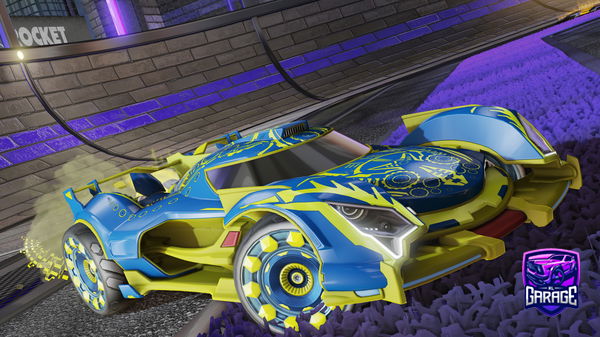 A Rocket League car design from irosario78