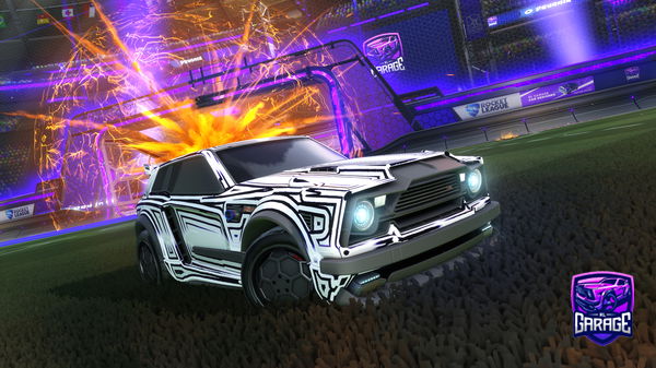 A Rocket League car design from Samupriscillo