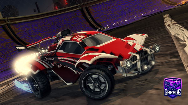 A Rocket League car design from supervic005