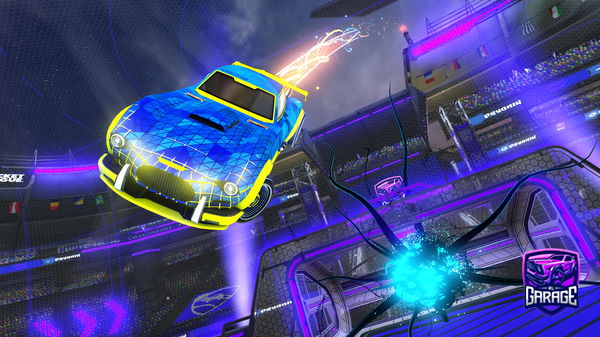 A Rocket League car design from TTVT3MP0