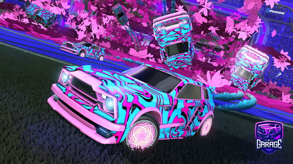 A Rocket League car design from Piggywigly