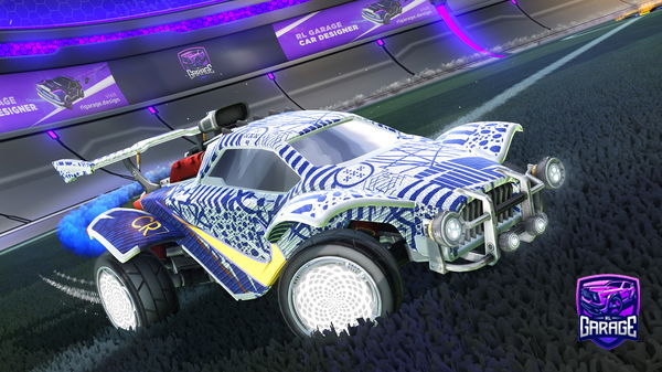 A Rocket League car design from Cleclelenoob_on_switch