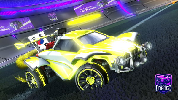 A Rocket League car design from fudmeow