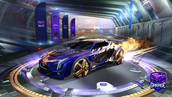 A Rocket League car design from CheeseManFunny7