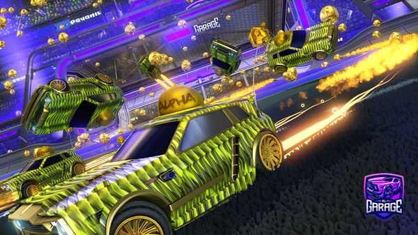 A Rocket League car design from GameManiaHD