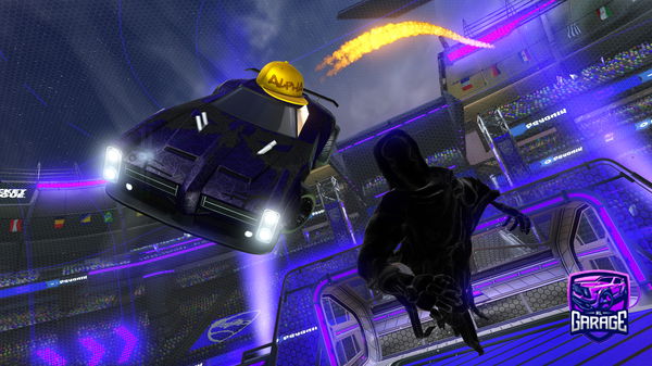 A Rocket League car design from Road-to-blk-dieci