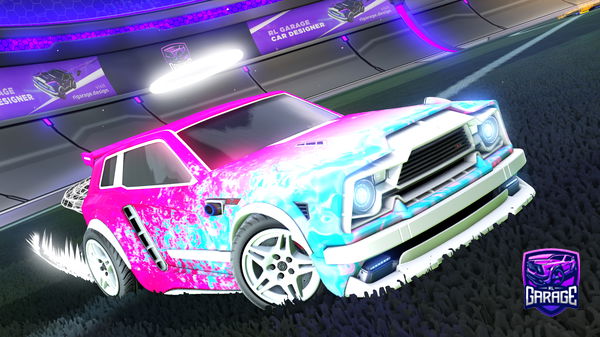 A Rocket League car design from PandaRLOnTT