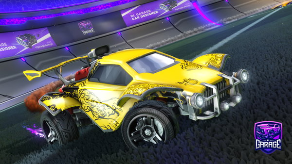 A Rocket League car design from PrProboi