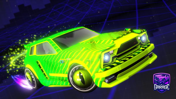 A Rocket League car design from Llorenzogr